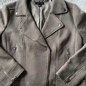 ANN TAYLOR Moto Jacket Brown Size L